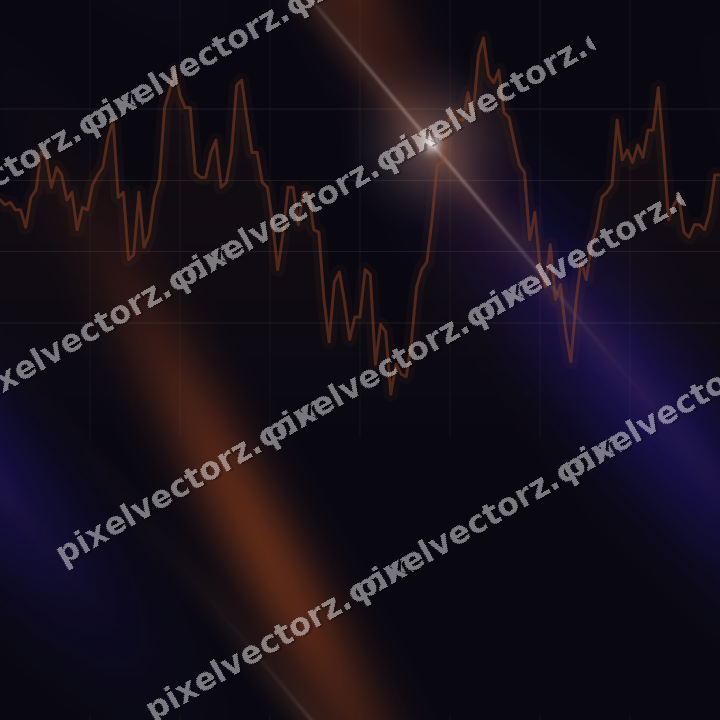 Nahtloser Neon Diagramm Hintergrund in Orange und Blau