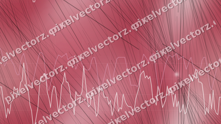 Nahtloser Neon Diagramm Hintergrund in Blassrosa und Blassrot