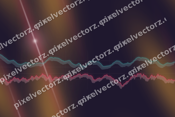 Nahtloser Neon Diagramm Hintergrund in Rosa und Bernstein