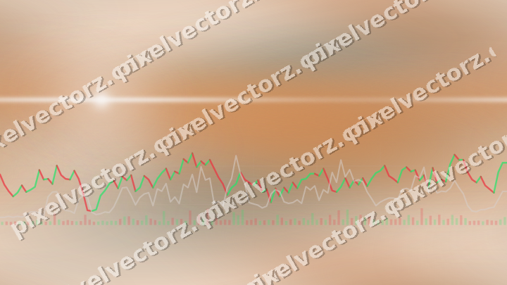 Nahtloser Pastell Diagramm Hintergrund in Orange und Petrol