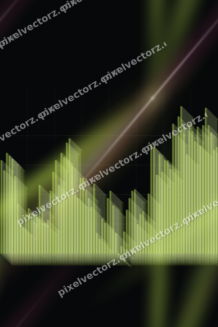 Nahtloser Neon Diagramm Hintergrund in Limette und Bernstein