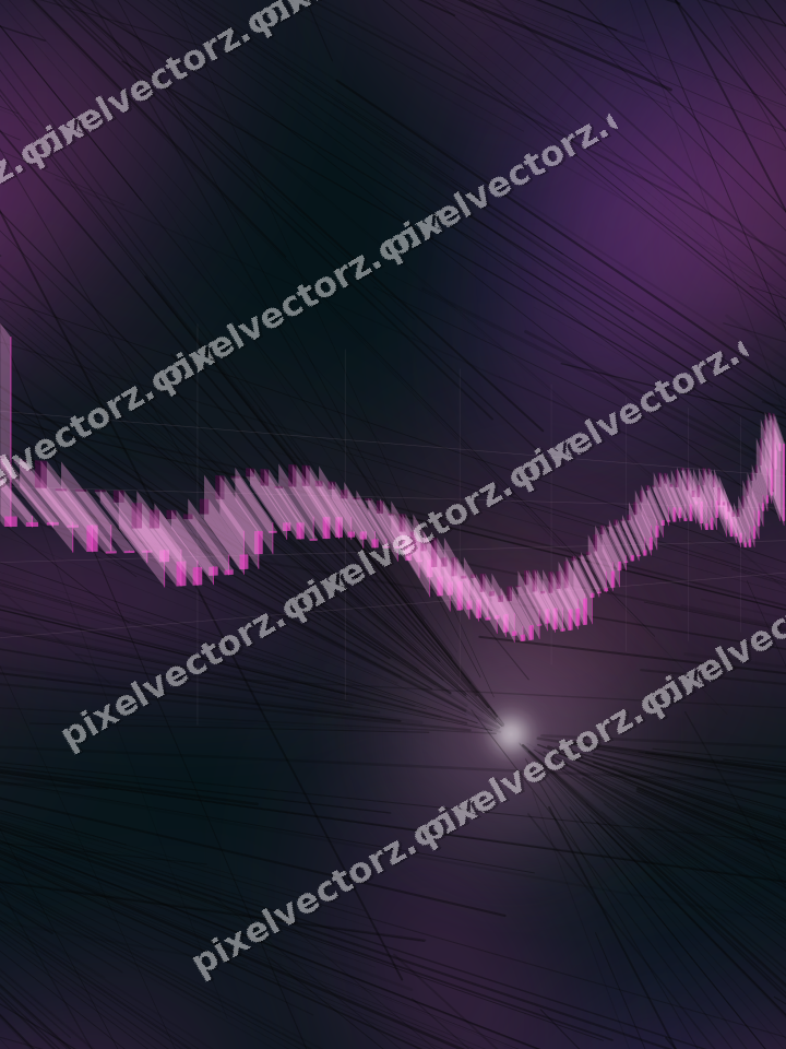 Nahtloser Neon Diagramm Hintergrund in Magenta und Violett