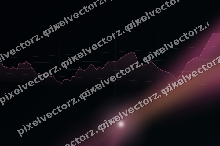 Leuchtender Neon Diagramm Hintergrund in Rosa und Türkis