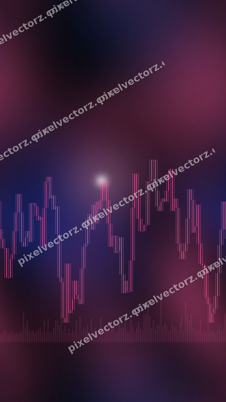 Nahtloser Neon Diagramm Hintergrund in Rosa und Blau