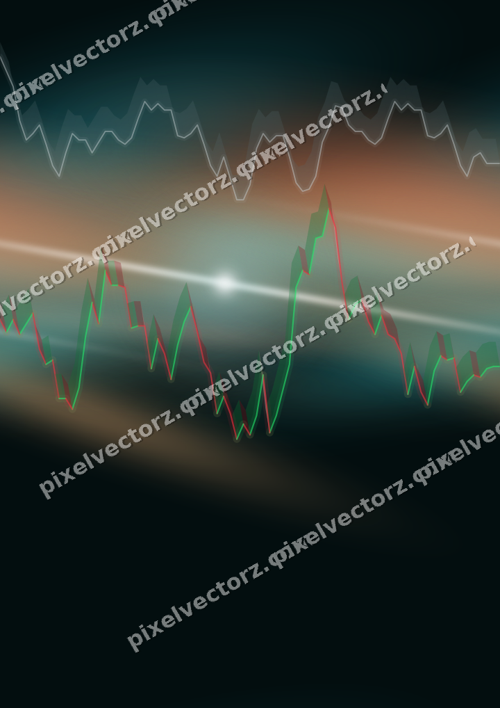 Nahtloser Neon Diagramm Hintergrund in Petrol und Orange
