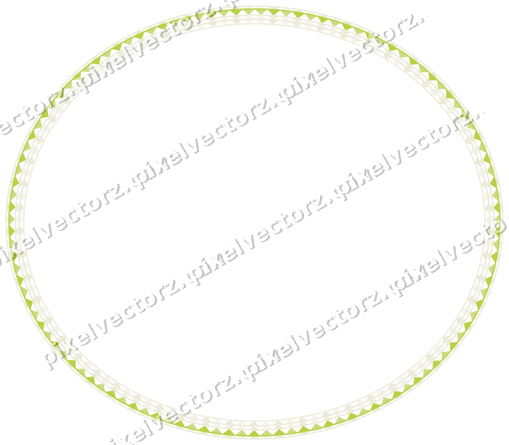 Dekorativer Zierrahmen in Dunkelmagenta und Limette mit Oval