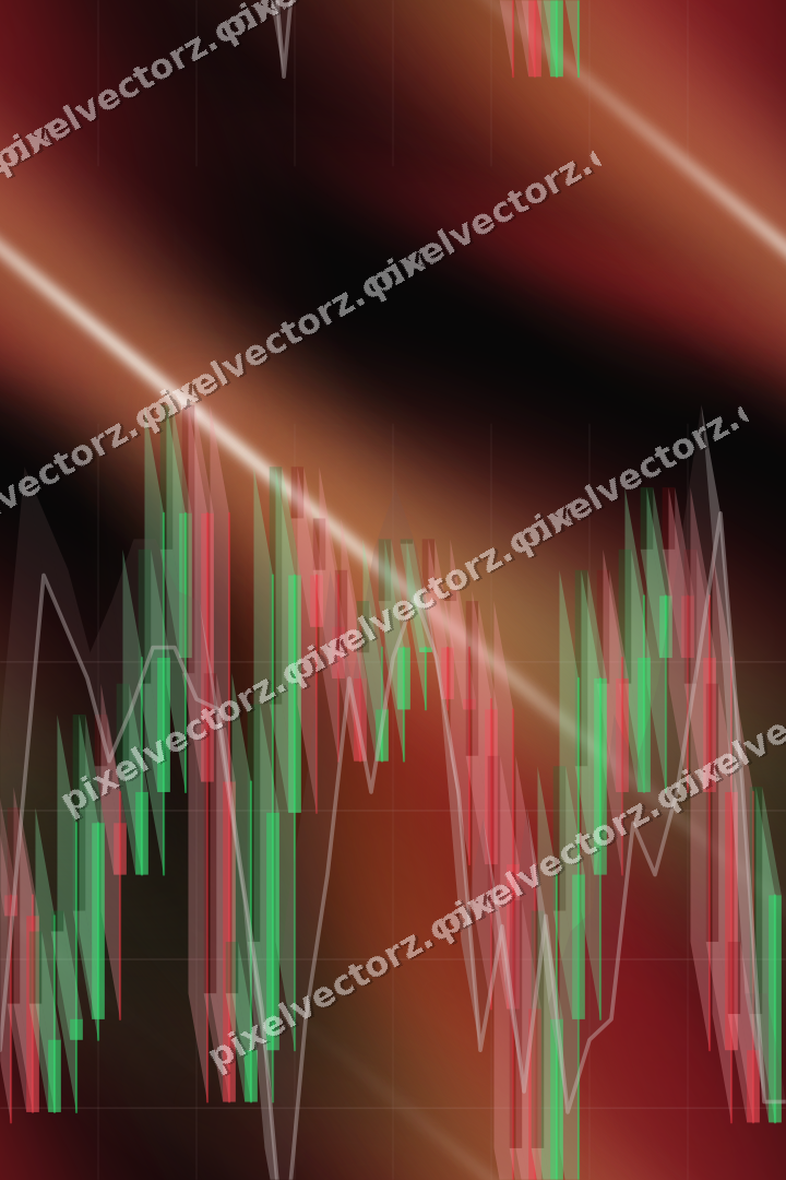 Nahtloser Neon Diagramm Hintergrund in Rot und Bernstein
