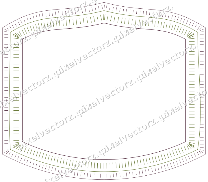 Dekorativer Zierrahmen in Limette und Rosa mit Tafel und Eselsrücken