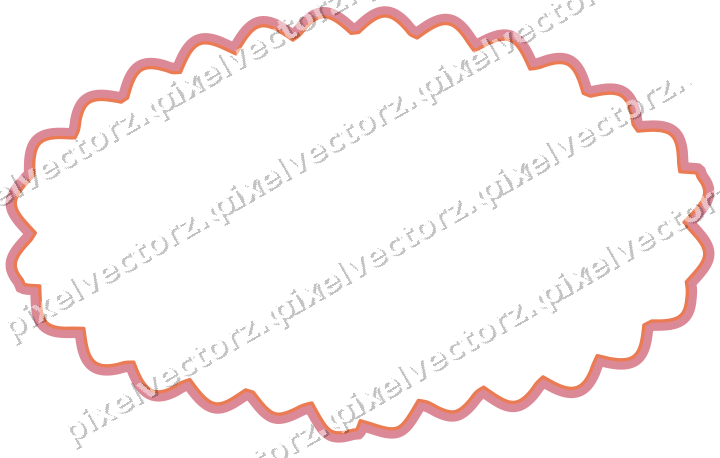 Dekorativer Zierrahmen in Rot und Orange mit Tafel und Rundbogen