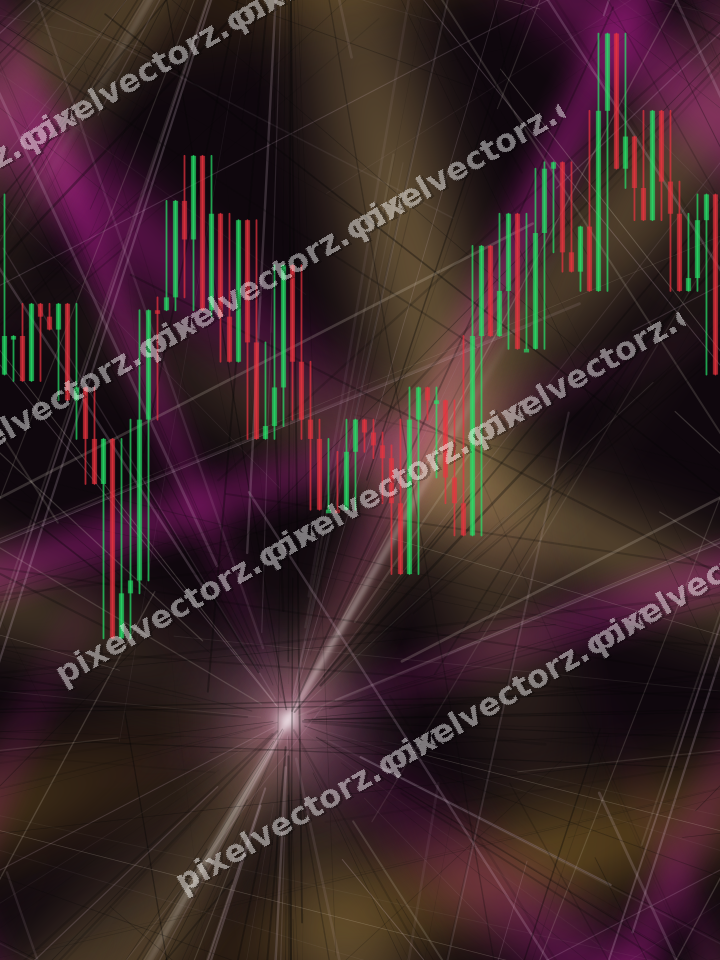 Nahtloser Neon Diagramm Hintergrund in Magenta und Bernstein