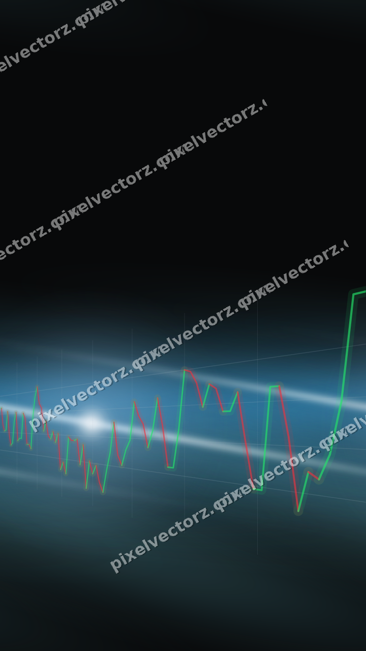 Nahtloser Neon Diagramm Hintergrund in Blau und Petrol