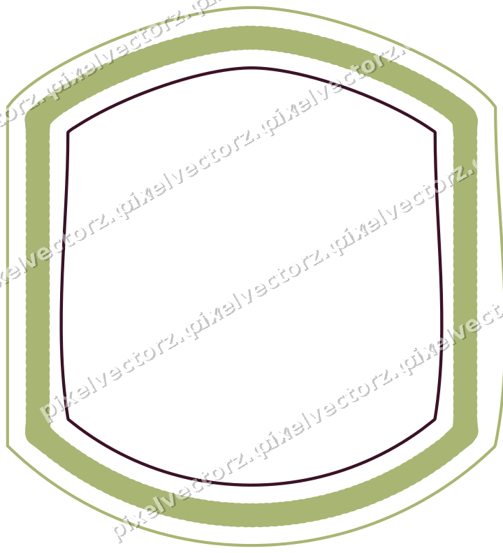 Dekorativer Zierrahmen in Limette und Rosa mit Tafel und Spitzbogen