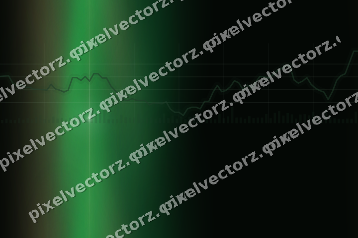 Nahtloser Neon Diagramm Hintergrund in Grün und Rot