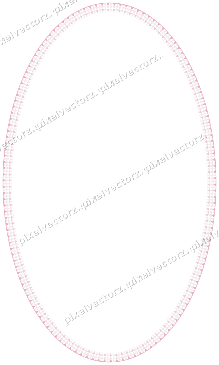 Dekorativer Zierrahmen in Blassrosa und Blassrot mit Oval