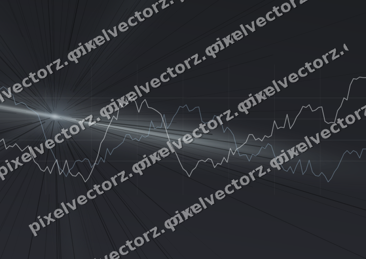 Leuchtender Neon Diagramm Hintergrund in Petrol und Blasstürkis