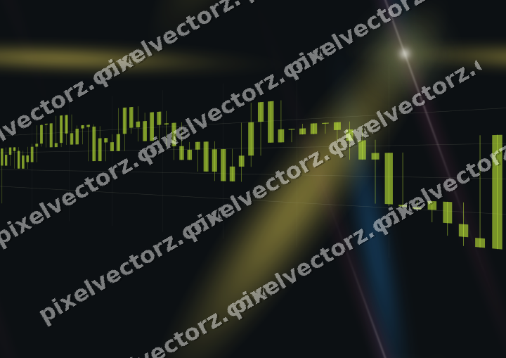 Nahtloser Neon Diagramm Hintergrund in Limette und Bernstein