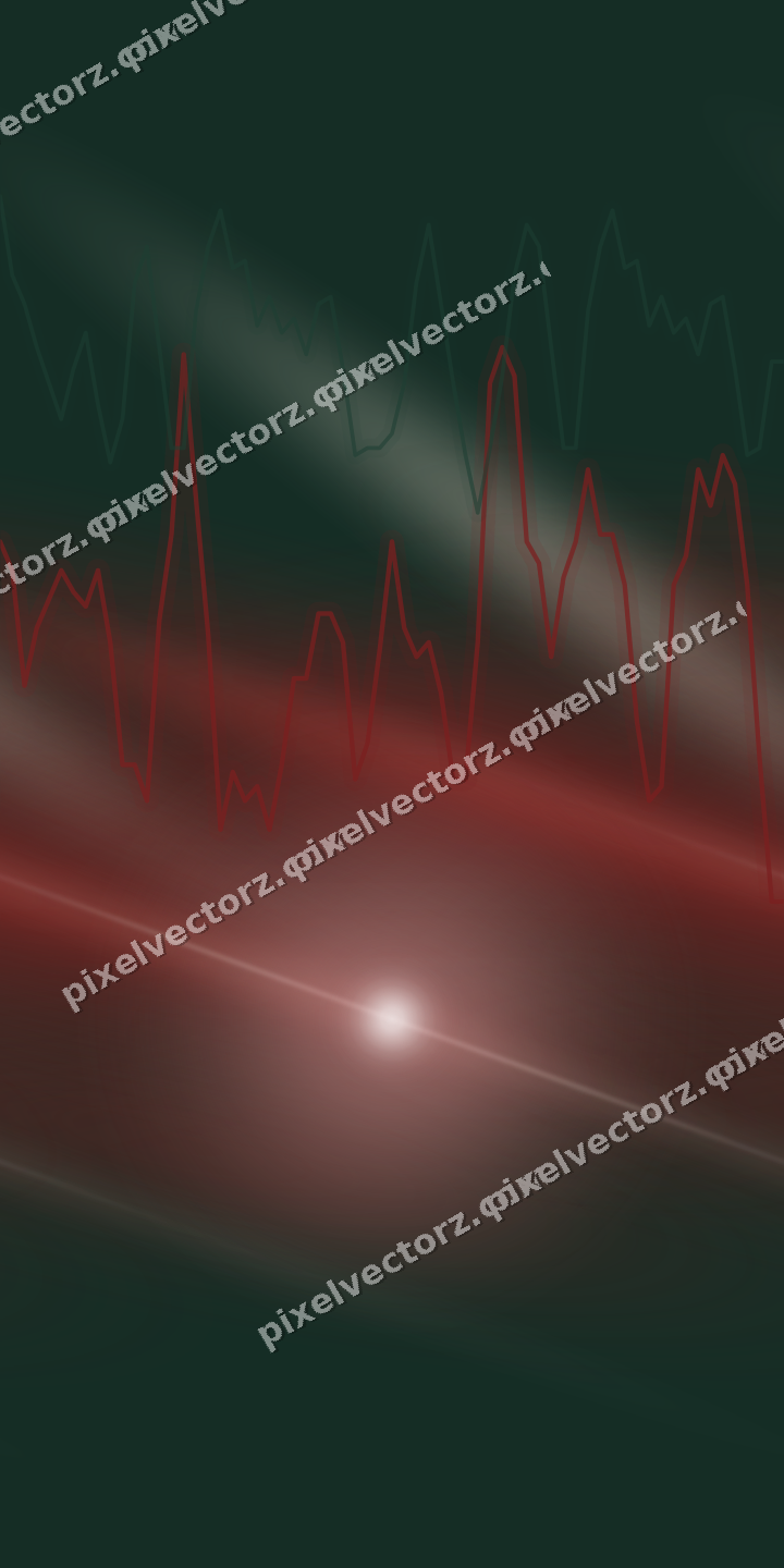 Nahtloser Neon Diagramm Hintergrund in Dunkelrot und Dunkelgrün