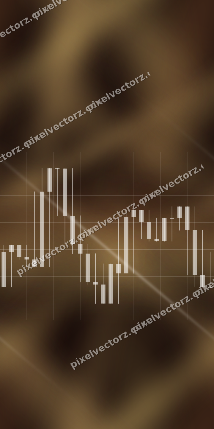 Nahtloser Neon Diagramm Hintergrund in Orange und Bernstein