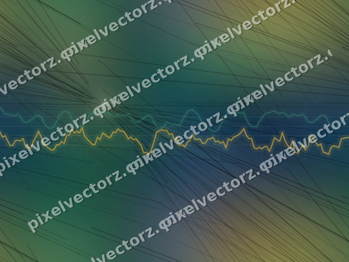 Nahtloser Neon Diagramm Hintergrund in Bernstein und Grün