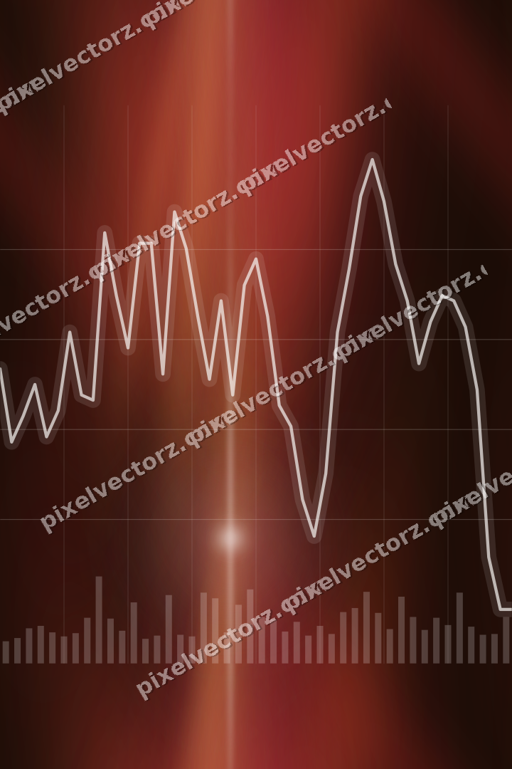 Nahtloser Neon Diagramm Hintergrund in Rot und Orange