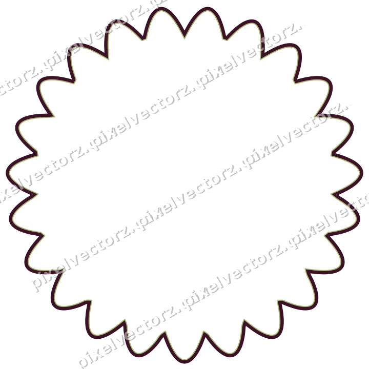 Dekorativer Zierrahmen in Limette und Rosa mit Oval und Lappenrand
