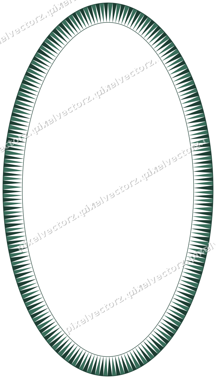 Dekorativer Zierrahmen in Dunkelrot und Dunkelgrün mit Oval