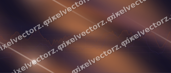 Nahtloser Neon Diagramm Hintergrund in Orange und Blau