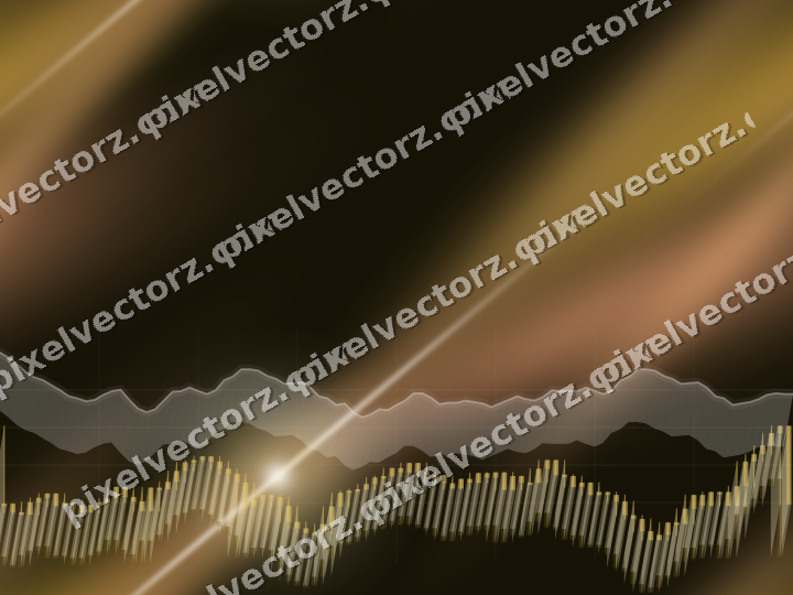 Nahtloser Neon Diagramm Hintergrund in Bernstein und Orange