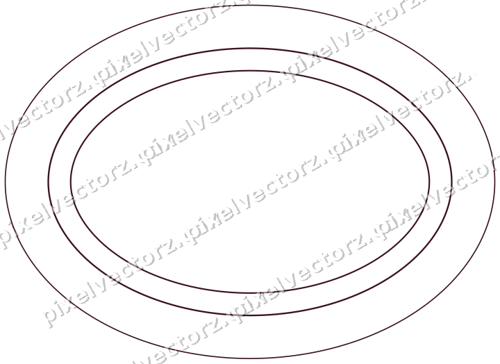 Dekorativer Zierrahmen in Limette und Rosa mit Oval