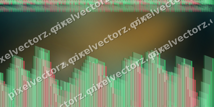 Nahtloser Neon Diagramm Hintergrund in Bernstein und Petrol