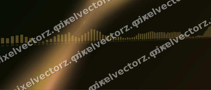 Leuchtender Neon Diagramm Hintergrund in Bernstein und Orange