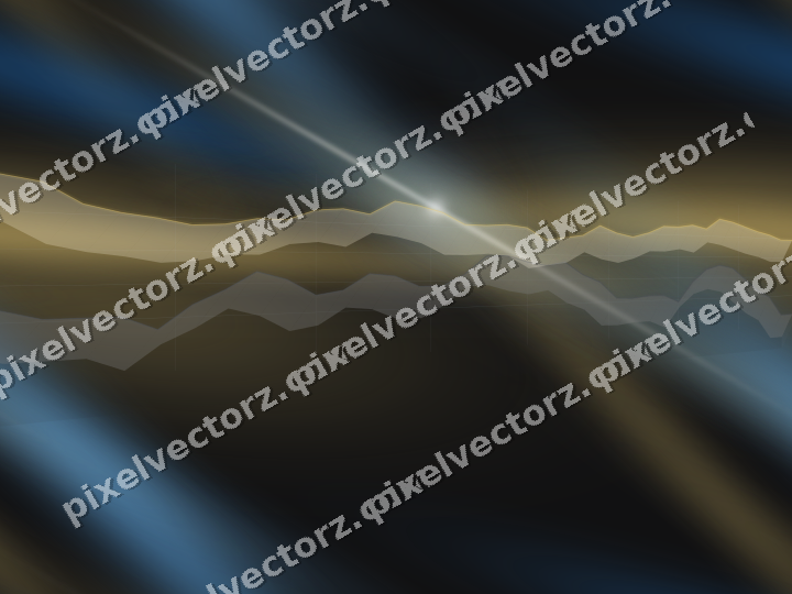 Nahtloser Neon Diagramm Hintergrund in Blau und Bernstein