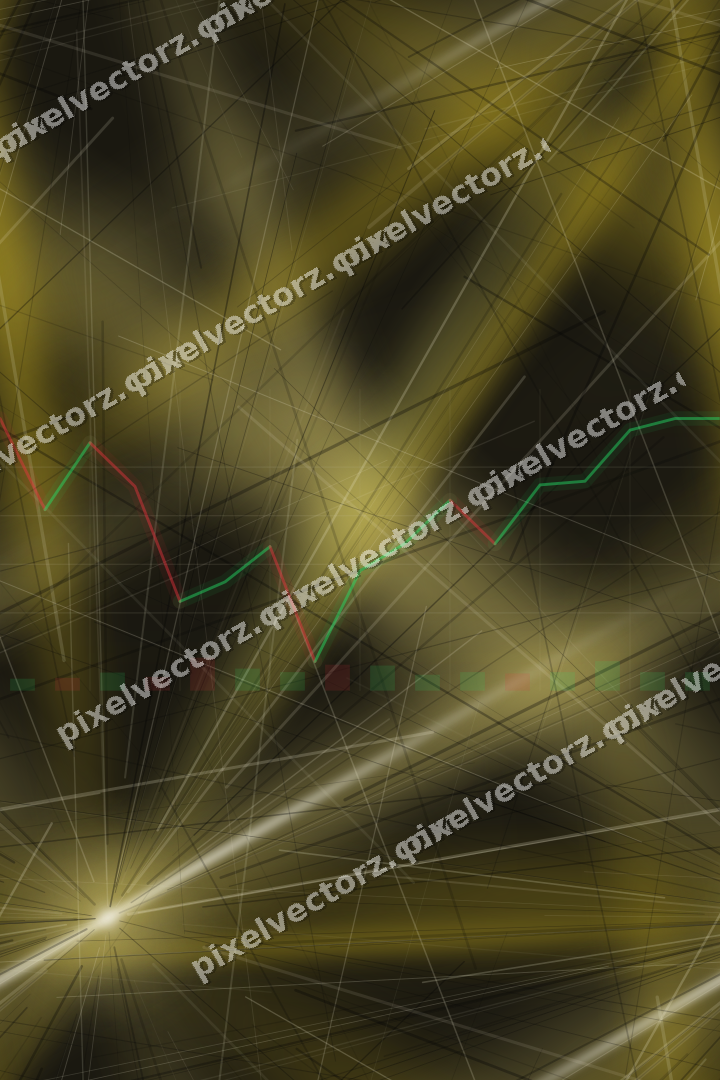 Nahtloser Neon Diagramm Hintergrund in Bernstein und Gelb