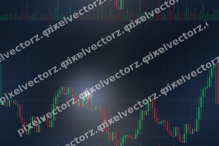 Nahtloser Neon Diagramm Hintergrund in Dunkelblau und Rot