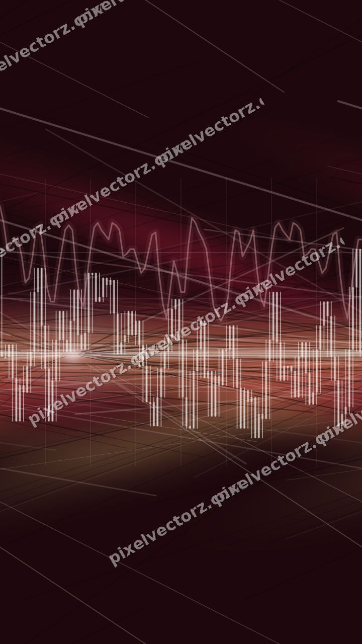 Nahtloser Neon Diagramm Hintergrund in Rosa und Rot