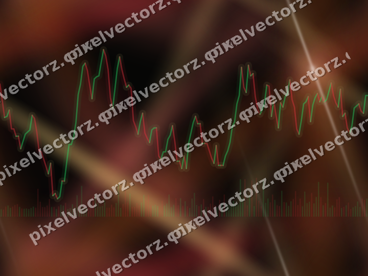 Nahtloser Neon Diagramm Hintergrund in Rot und Bernstein