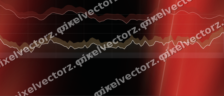 Nahtloser Neon Diagramm Hintergrund in Rot und Grün