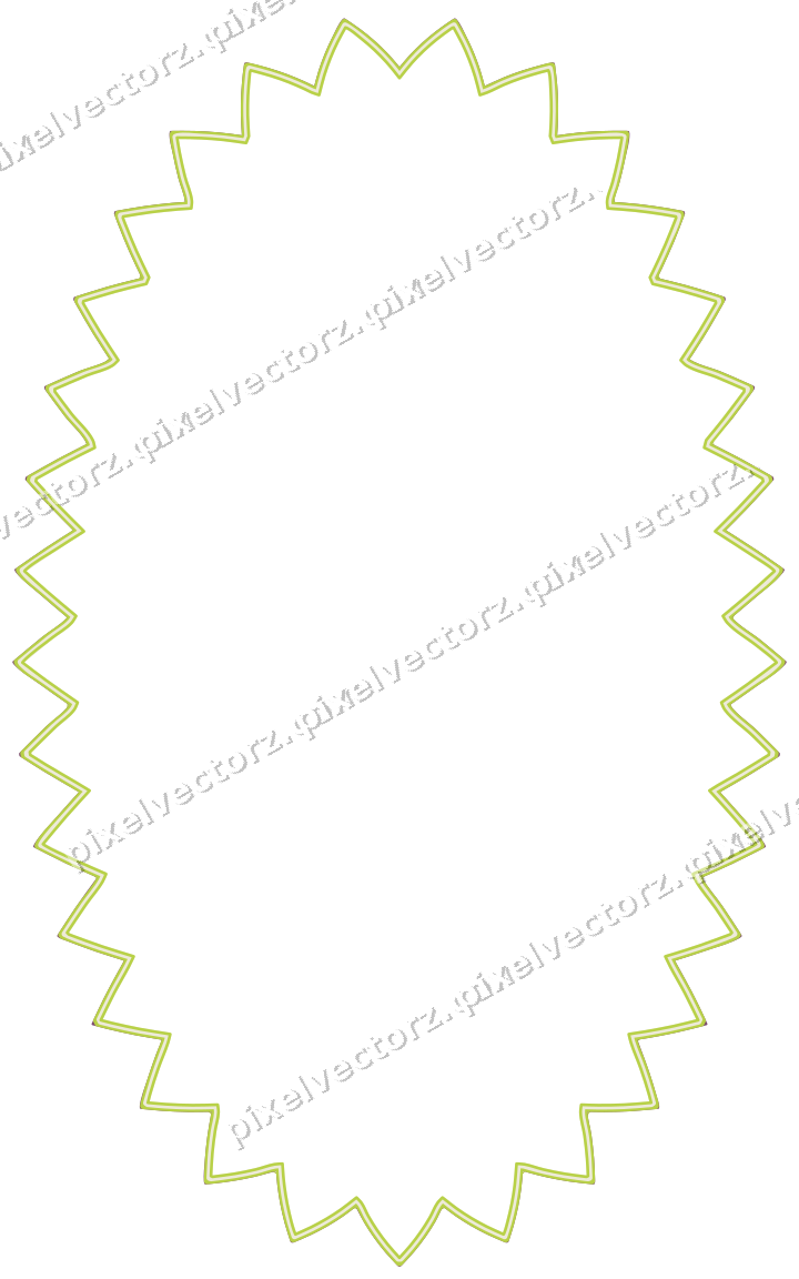 Dekorativer Zierrahmen in Dunkelmagenta und Limette mit Oval