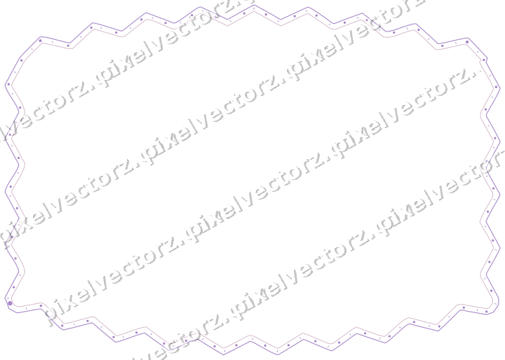 Dekorativer Zierrahmen in Violett und Blau mit Tafel und Rundbogen