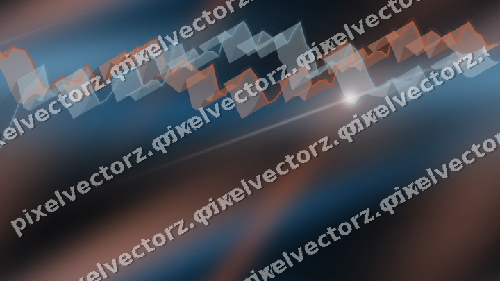 Nahtloser Neon Diagramm Hintergrund in Orange und Türkis