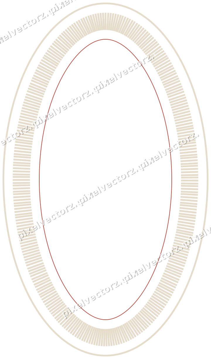 Dekorativer Zierrahmen in Dunkelrot und Dunkelgrün mit Oval