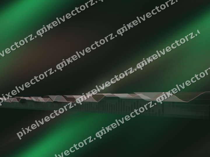 Nahtloser Neon Diagramm Hintergrund in Grün und Rot