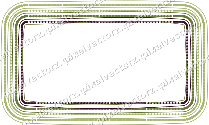 Dekorativer Zierrahmen in Limette und Rosa mit Tafel und Perlenreihe