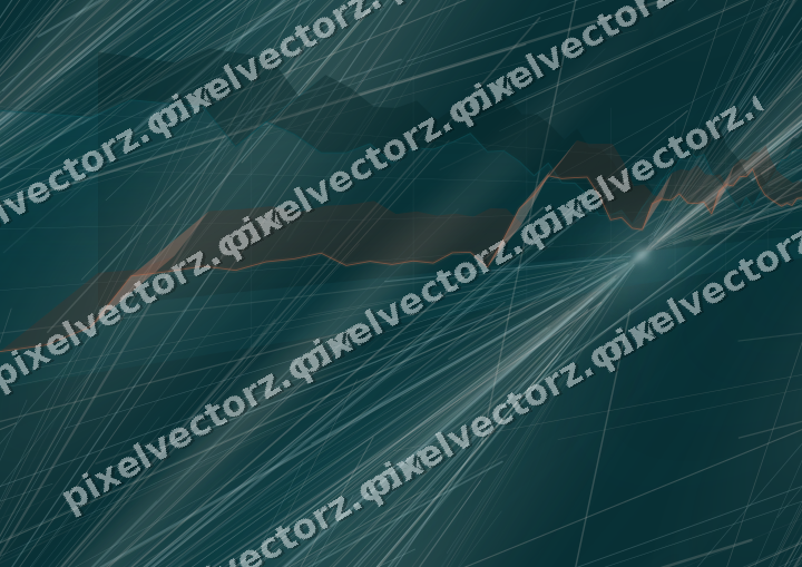 Nahtloser Neon Diagramm Hintergrund in Dunkelpetrol und Orange