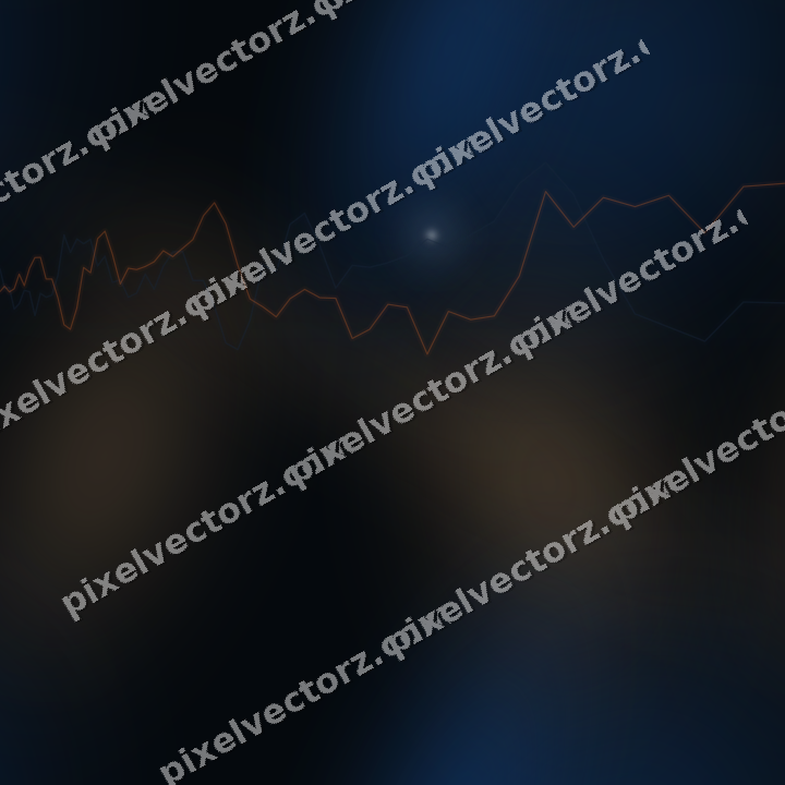 Nahtloser Neon Diagramm Hintergrund in Blau und Orange
