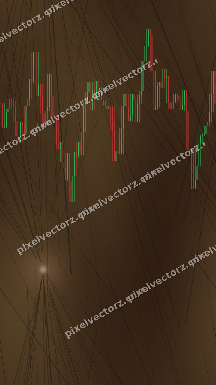 Nahtloser Neon Diagramm Hintergrund in Rot und Orange