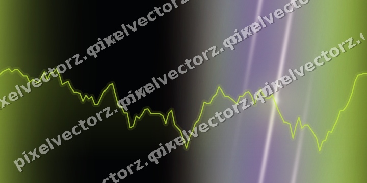 Nahtloser Neon Diagramm Hintergrund in Limette und Bernstein