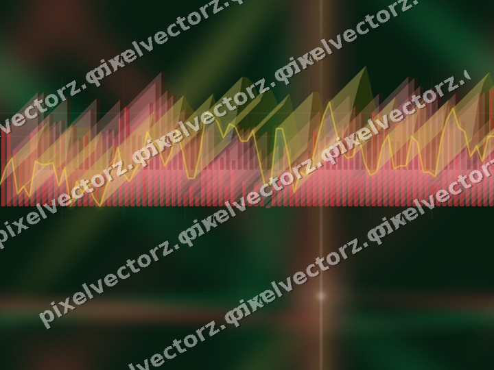 Nahtloser Neon Diagramm Hintergrund in Rot und Orange