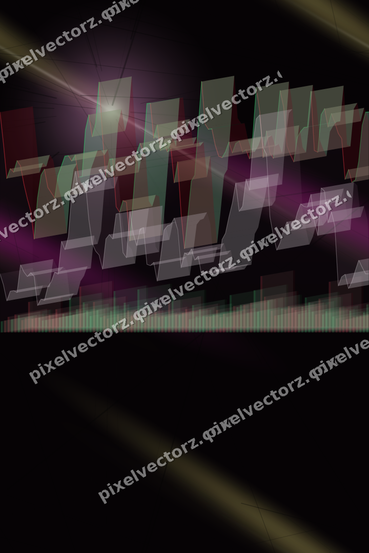 Nahtloser Neon Diagramm Hintergrund in Magenta und Limette