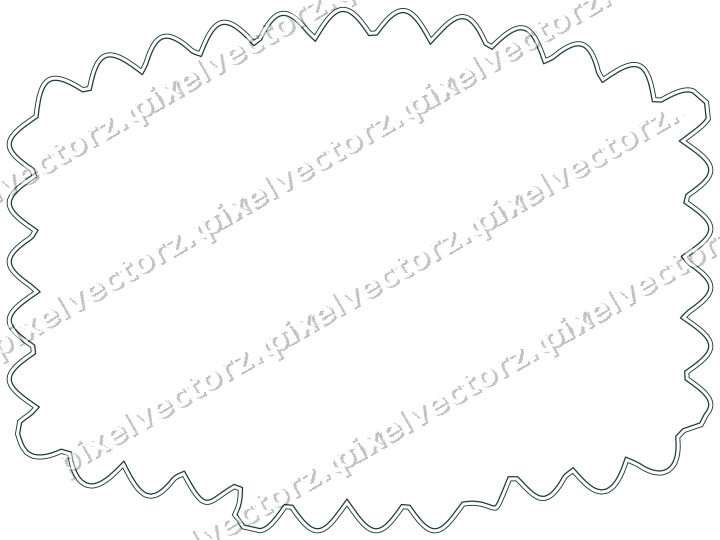 Dekorativer Zierrahmen in Dunkelgrün und Orange mit Tafel
